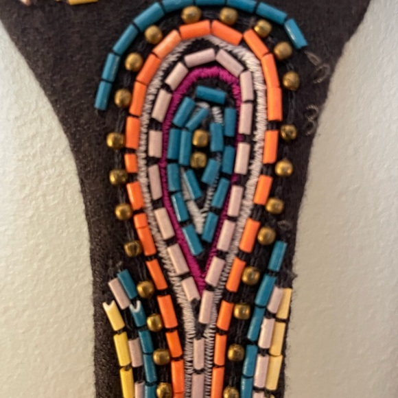 French Connection Beaded Halter-Style Top. Size 4 - Picture 9 of 15